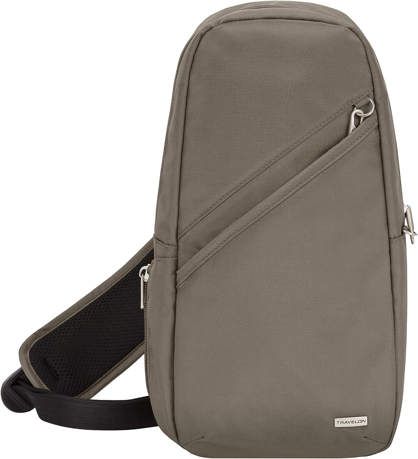 230816041340236_1 Travelon Anti-theft Classic Sling Bag, Nutmeg - Image 1